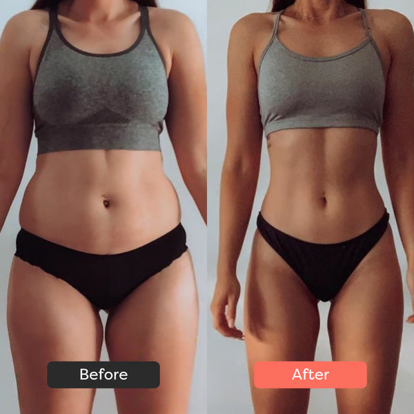 My belly actually became flatter!